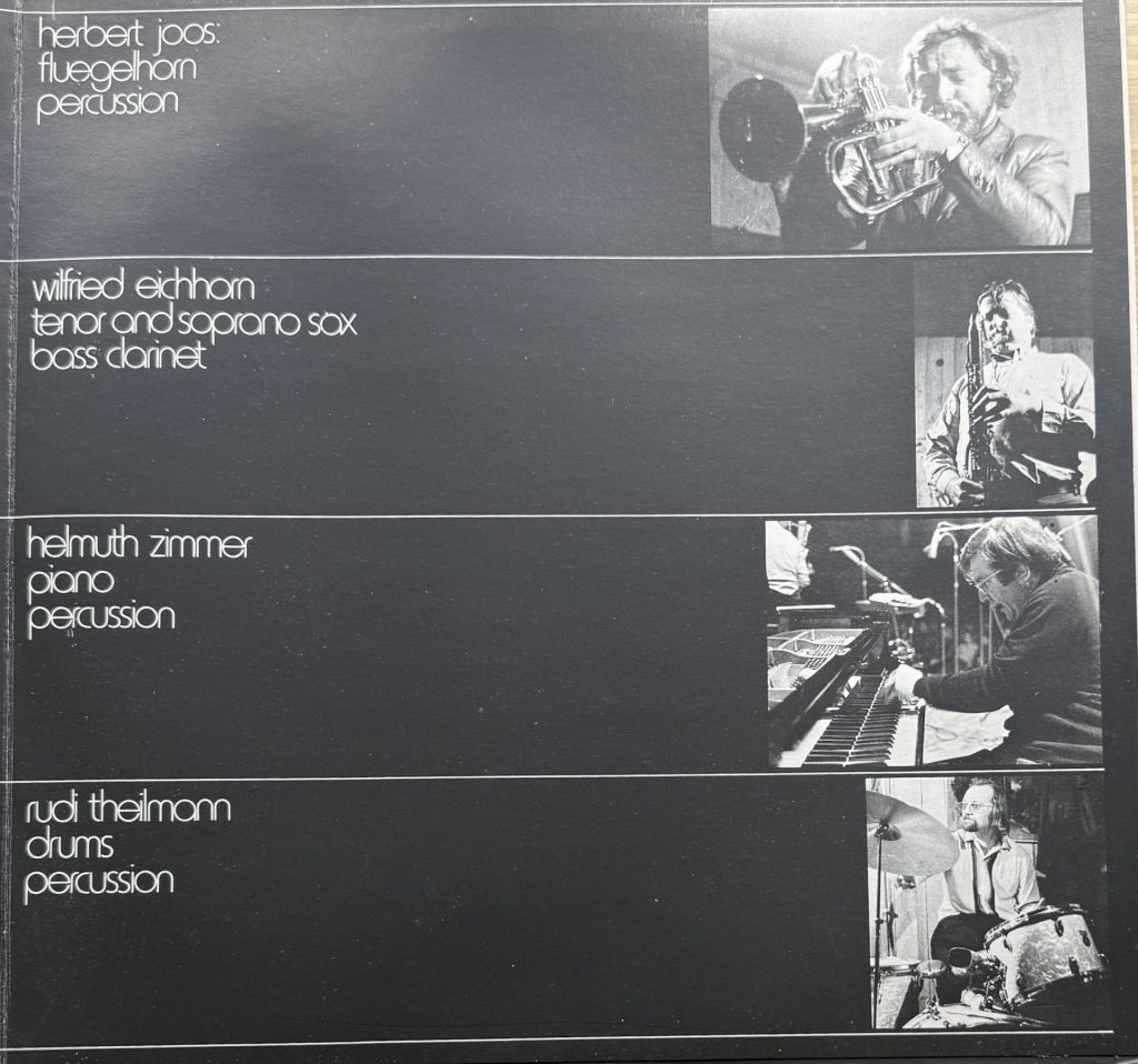 Four Men only - Mit Herbert Joos, Wilfried Eichhorn, Helmuth Zimmer, Rudi Thielmann