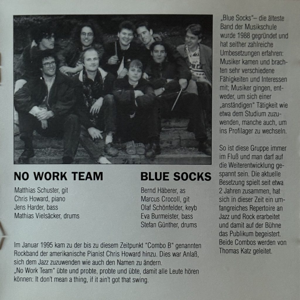 No Work Team/Blue Socks der Musikschule Ettlingen