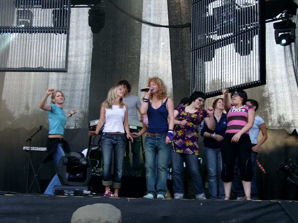 2raumwohnung auf dem Fest in Karlsruhe in der Günther-Klotz-Anlage 2004 (Foto by Andreas Allgeyer)