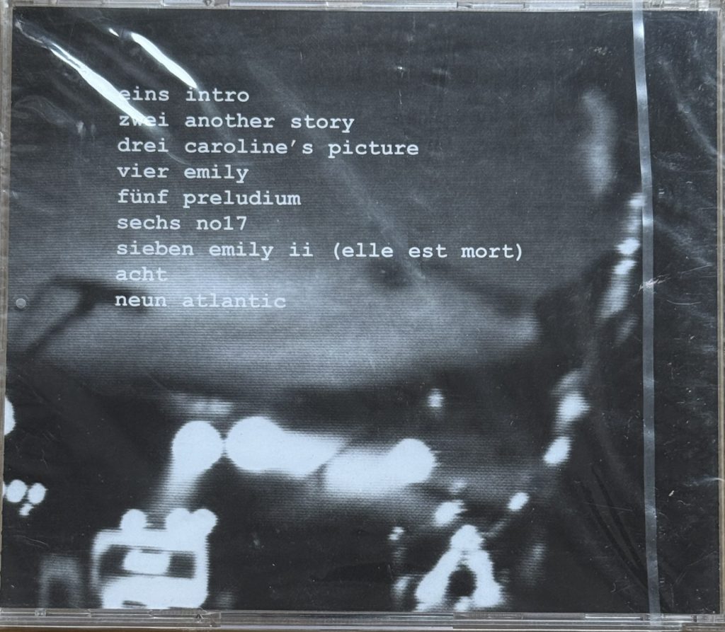 Esther & Sharks - Movie > Play CD RÜckseite mit Tracklisting