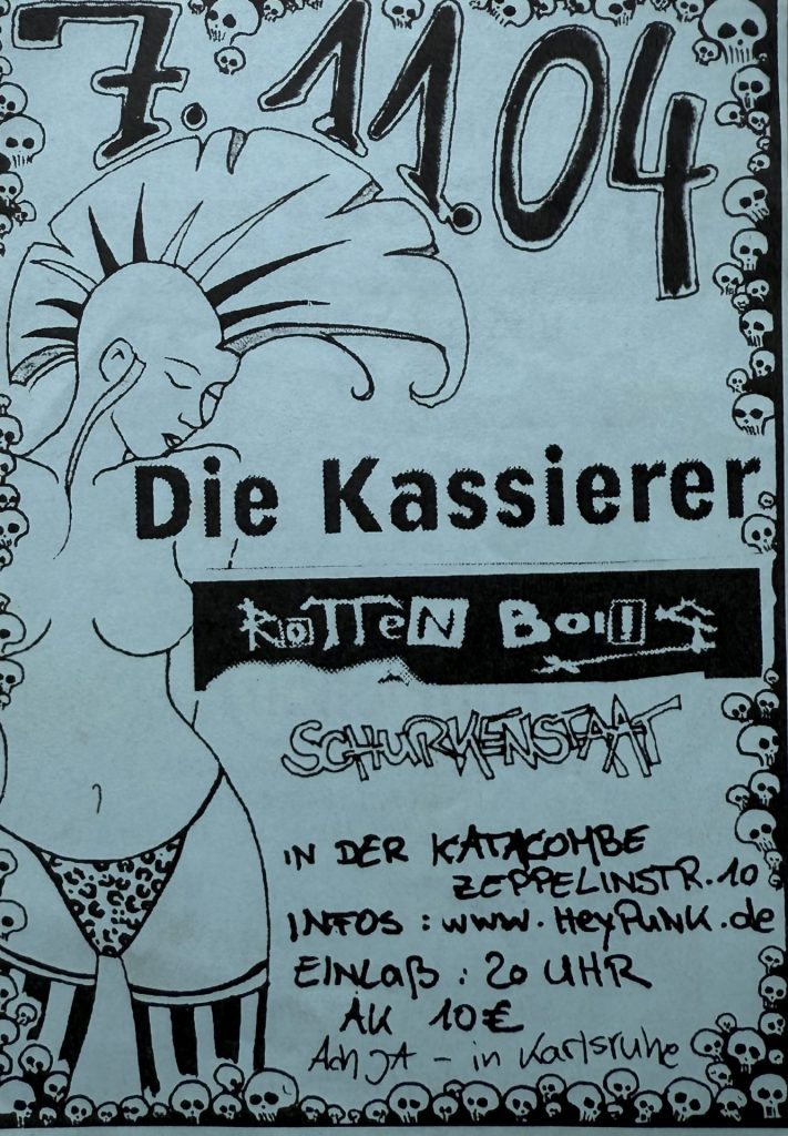 Katakombe, Zeppelinstraße 10, Karlsruhe, 07.11.04, DIe Kassierer, Rotten Bolls, Schurkenstaat