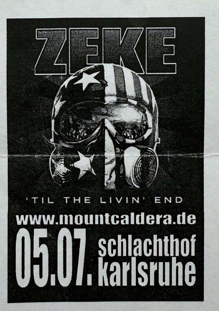 Schlachthof Karlsruhe, 05.07. Zeke