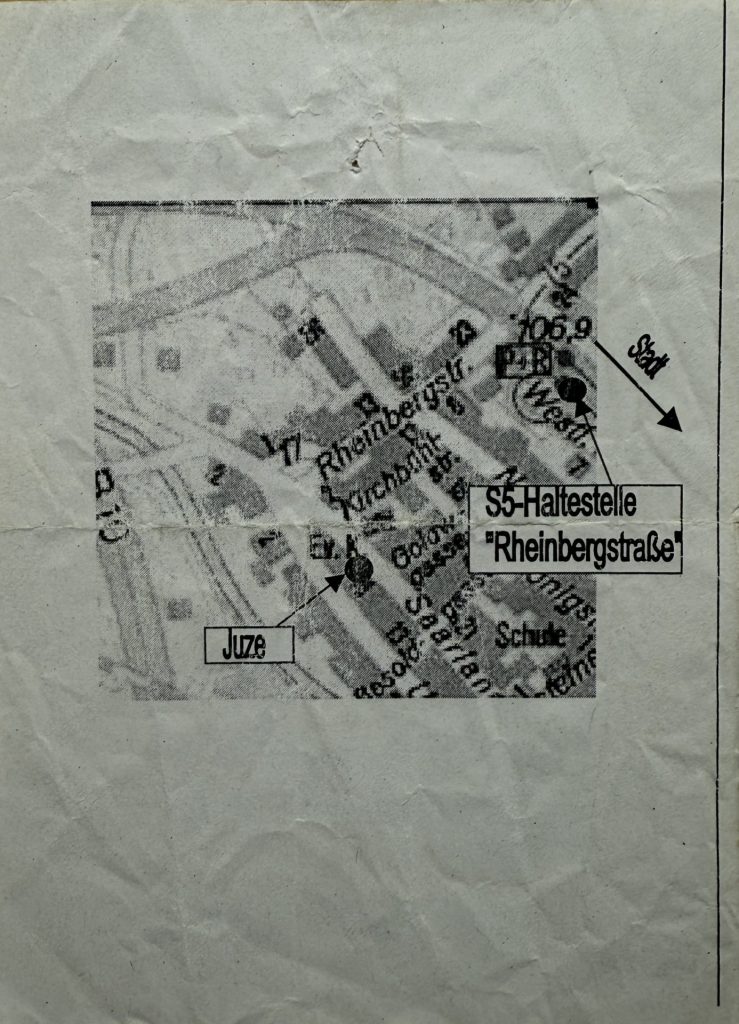 Jugendzentrum Knielingen, Demoreleaseparty, IHW, Teenkrieg Lobotobop, in der Saarlandstraße 16 - Rückseite