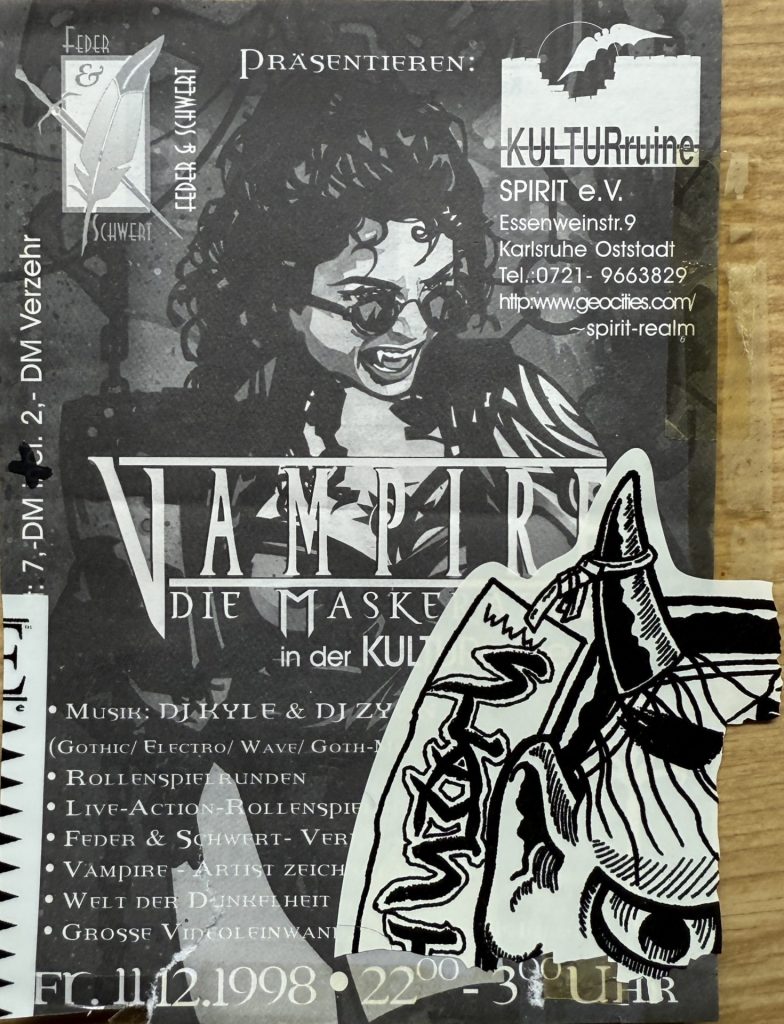 Kulturuine (Spirit e.V.) präsentiert Vampire, 11.12.1998