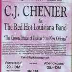 .J. Chenier & the red hot Louisiana Band "The Crown Prince of Zydeco from New Orleans" am 1 Juli 2001 um 20:30 im Jubez in Karlsruhe