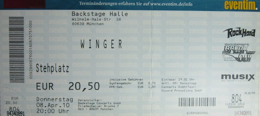 WInger in der Backstage-Halle in München am 08 April 2010 (Scan von Werner Kühn - Koditek)