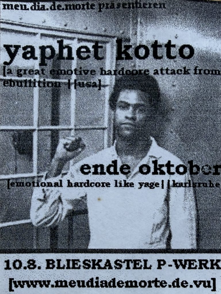 Yaphet Kotto, Ende Oktober, im P-Werk in Blieskastel, am 10.08