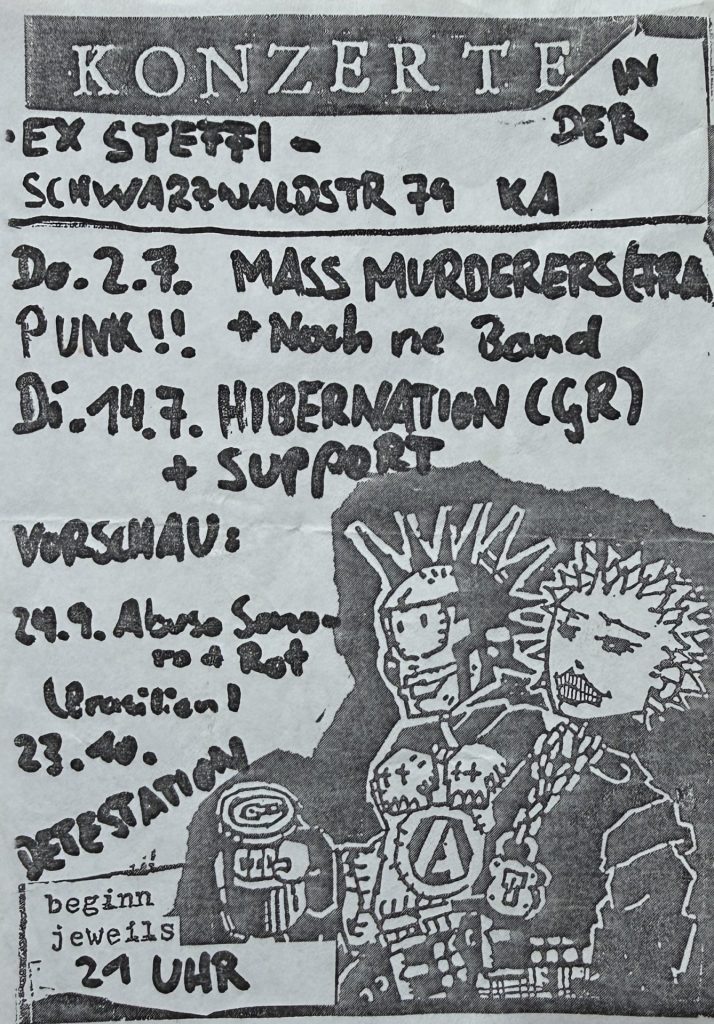 Flyer Ex-Steffi 2.7 Mass Murders 14.7. Hibernation