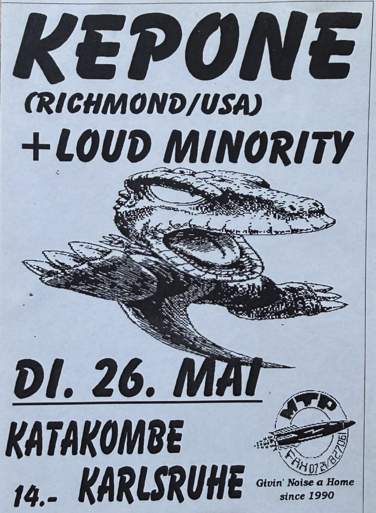 Kepone, Loud Minority in der Katakombe, Karlsruhe am 26 Mai