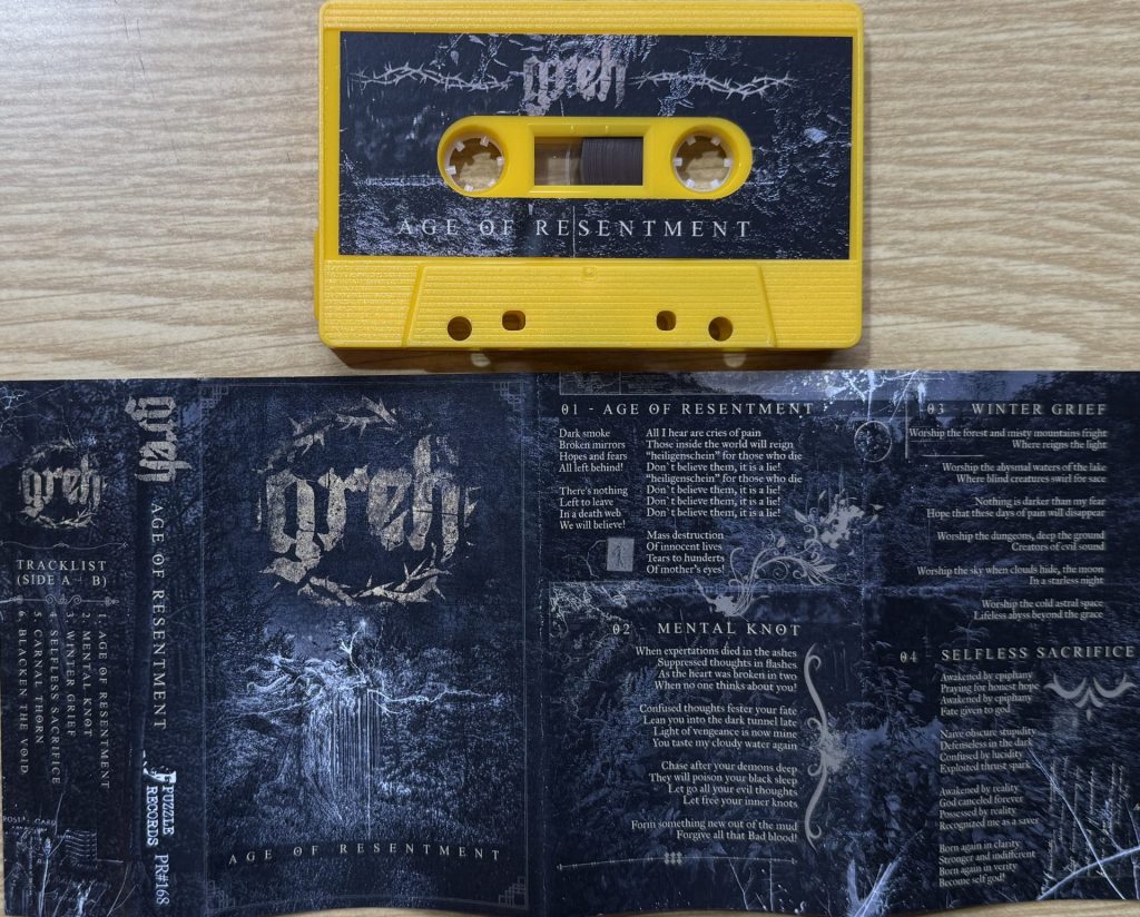 Greh - Age of Resentment (MusicCassette)