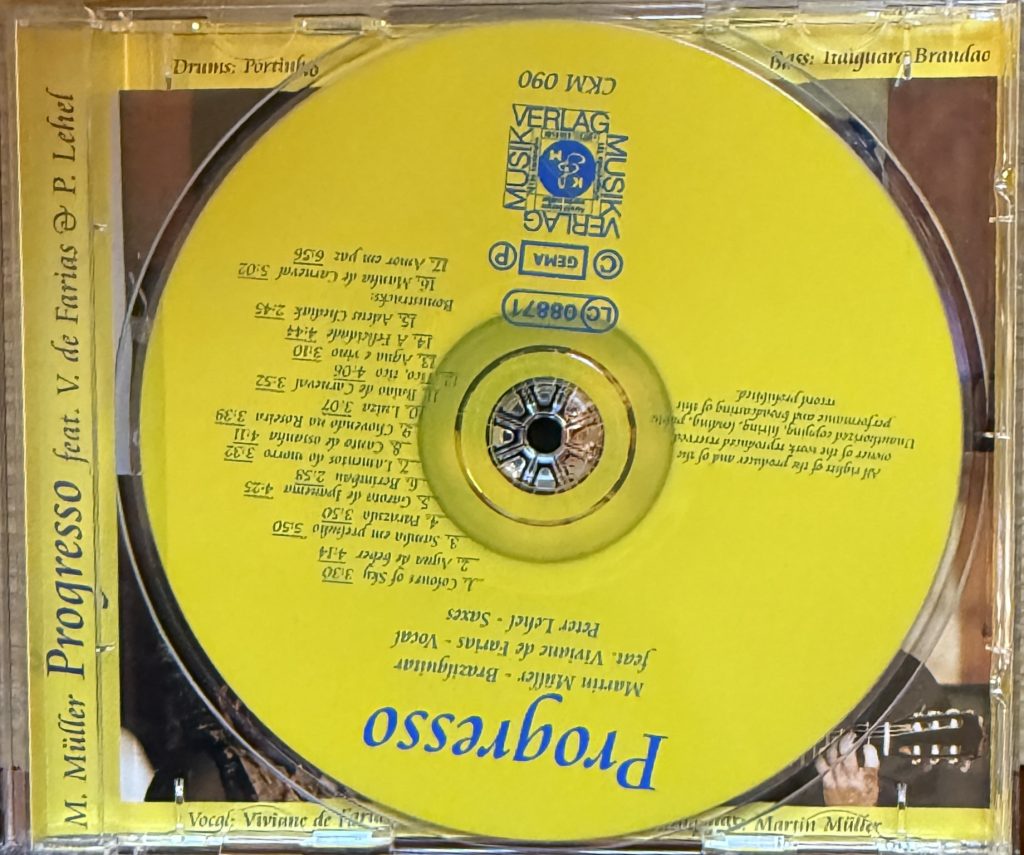 Martin Müller, Viviane de Farias, Peter Lehel - Progresso - CD