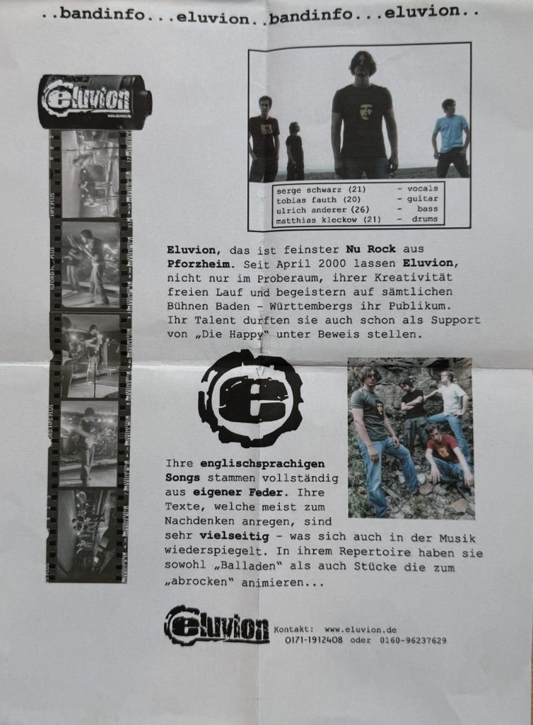 Eluvion - Bandinfo (Pressematerial)