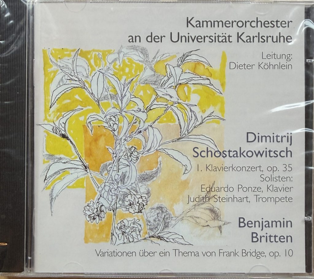 Kammerorchester an der Universität Karlsruhe - Leitung Dieter Köhnlein - Dimitrij Schostakowitsch - Benjamin Britten (Aufname 24 und 24.04.1999 in der Klosterkirche Herrenalb)