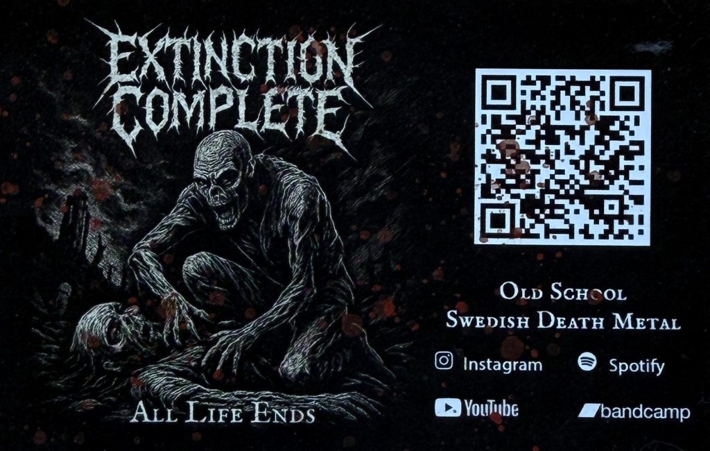 Extinction Complete - all life ends (Promo Flyer)