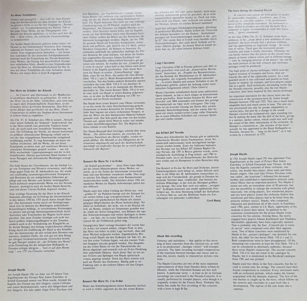 Classique Virtuos Ifor James Südwestdeutsches Kammerorchester Pforzheim - Konzerte für Horn & Kammerorchester Haydn, Cherubini, Neruda