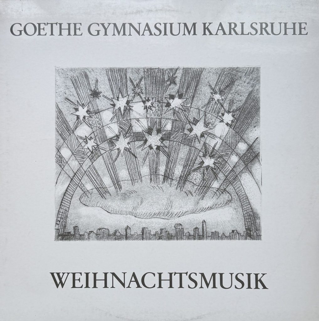 Chor des Goethe-Gymnasiums Karlsruhe - Weihnachtsmusik (Leitung: Helga Schmidt) Blockflötenkreis des Goethe-Gymnasiums Karlsruhe (Leitung: Karlheinz Schmidt) Matthias Friedrich (Gitarre) , Karlheinz Schmidt (Orgel)