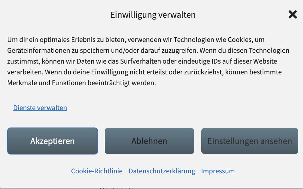 Cookie-Banner ab dem 9.01.2026