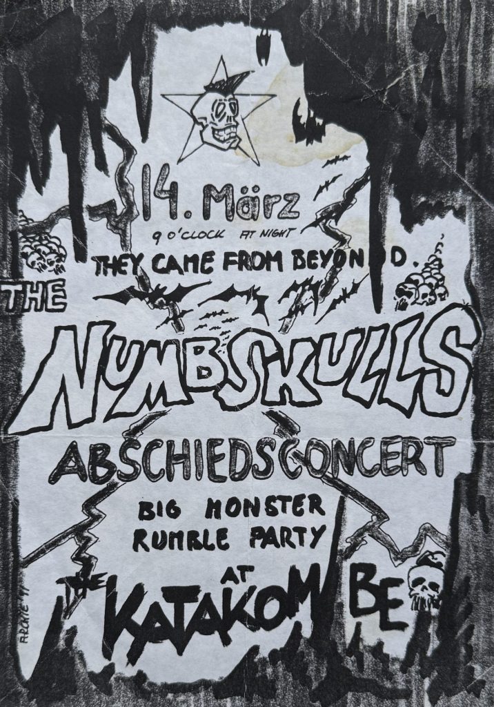 The Numbskulls Abschiedskonzert (Big Monster Rumble Party) in der Katakombe am 14 März