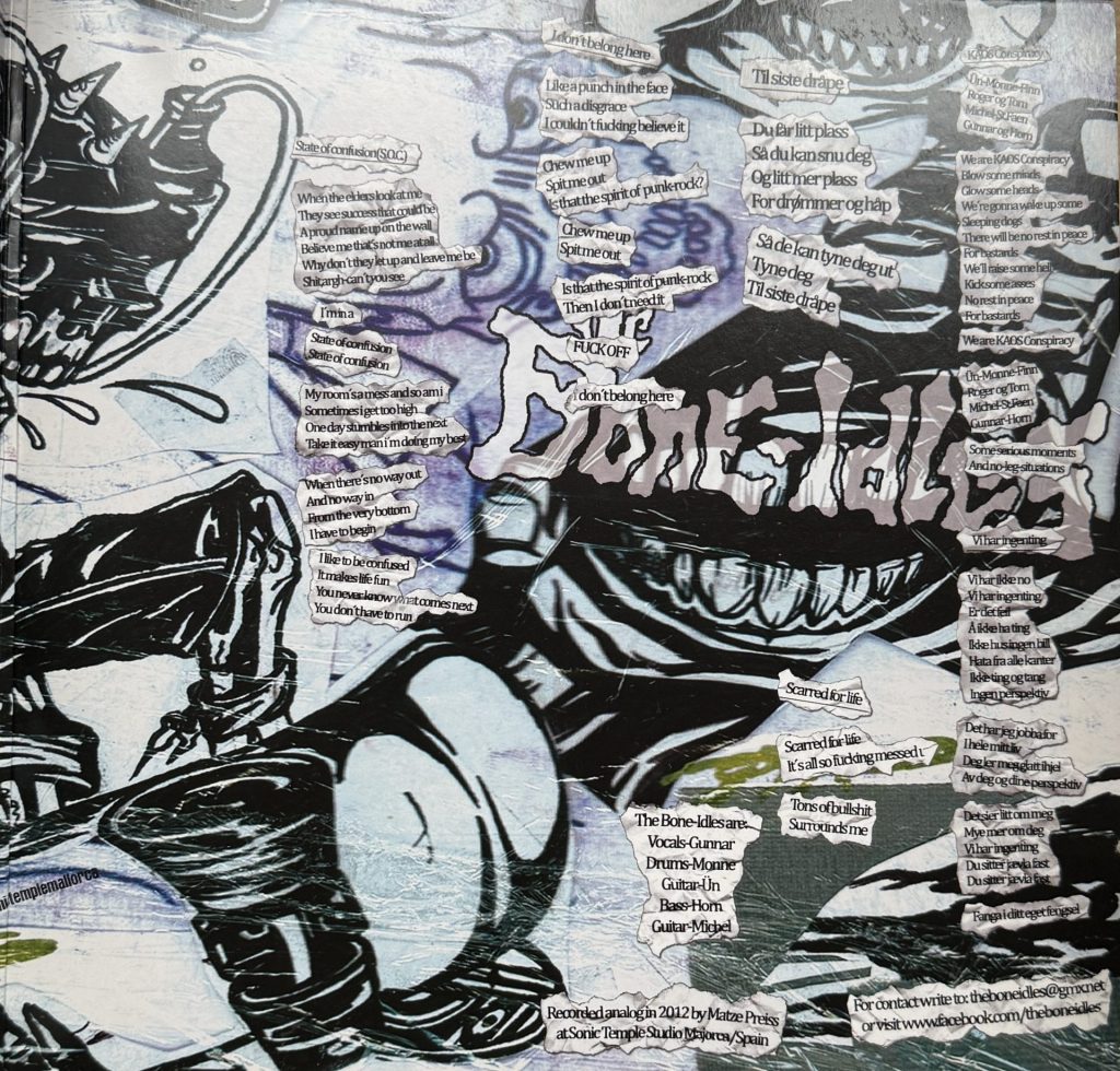 The Bone Idles - Kaos conspiracy (Vinyl)