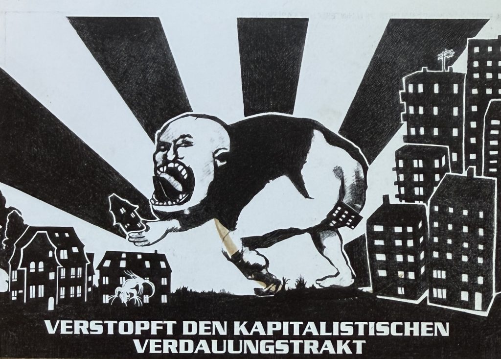 Schreiben an Oberbürgermeister Hein Fenrich von Ex--Steffi - Postkarte