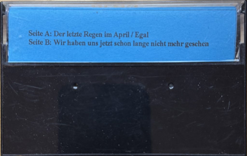 Blau - Alternativpop - Musikkassette