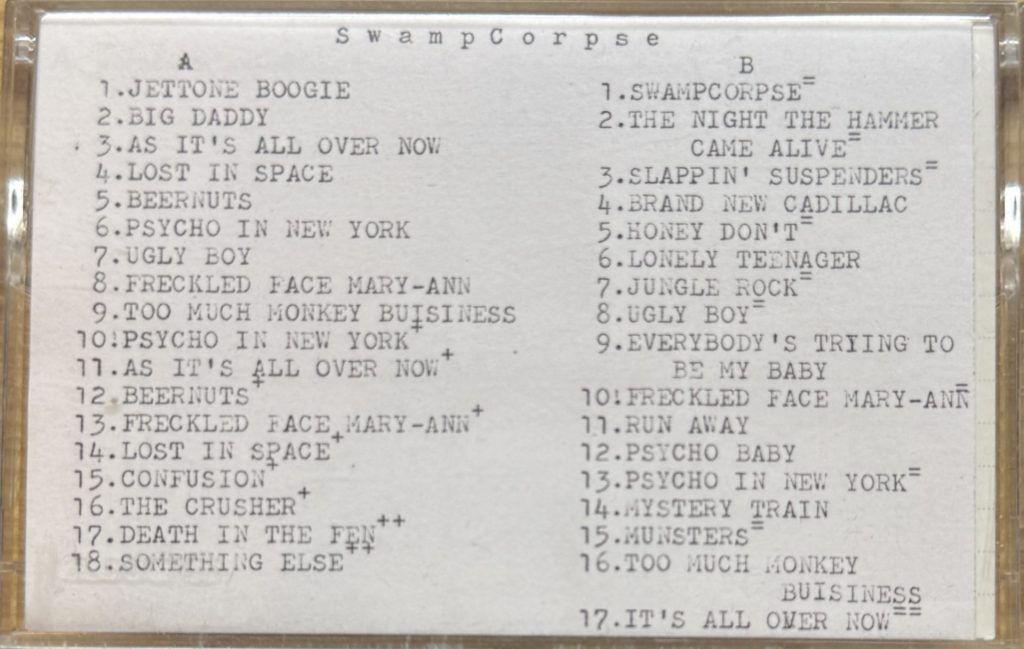 Swampcorpse - (Rockabilly Band aus Karlsruhe mit Tom T. Dynamite) - Cassette