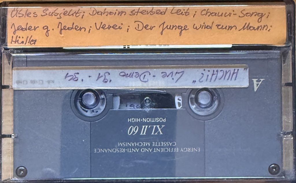 Huch!? -Live Demo 91-94 -Cassette