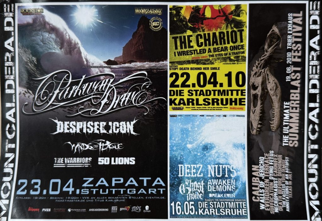 Mountcaldera 04-05.2010 Stadtmitte Karlsruhe / Zapata Stuttgart