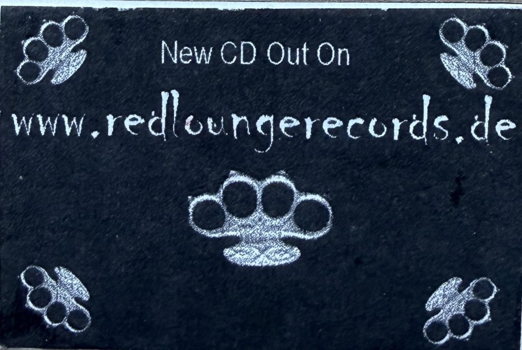 The Crime Kaisers - Landau/Pfalz - Red Lounge Records (Streichholzschachtel)