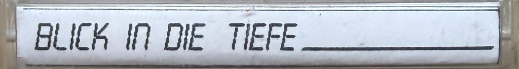 Baffdecks - Blick in die Tiefe (Music Cassette)