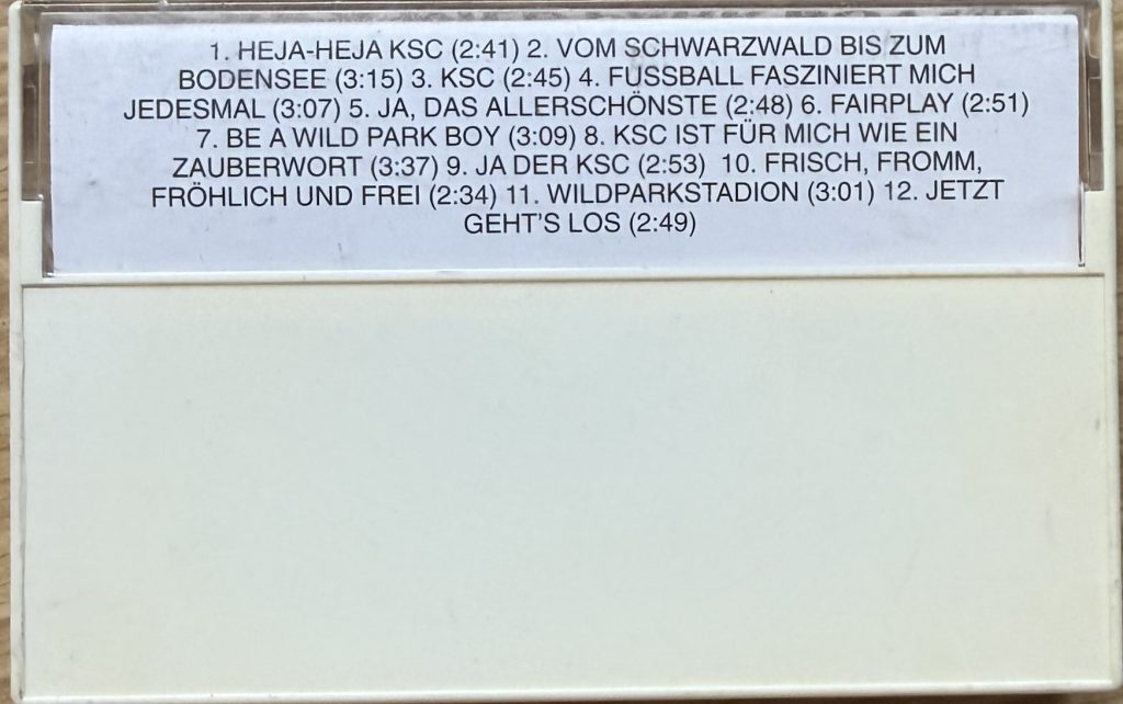 KSC - Be a wild park boy (Music Cassette)