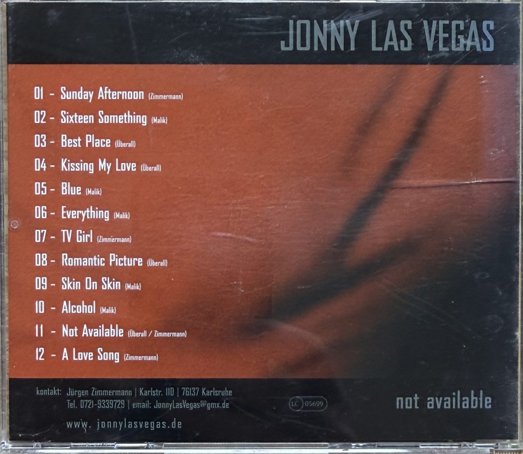 Jonny Las Vegas - not available