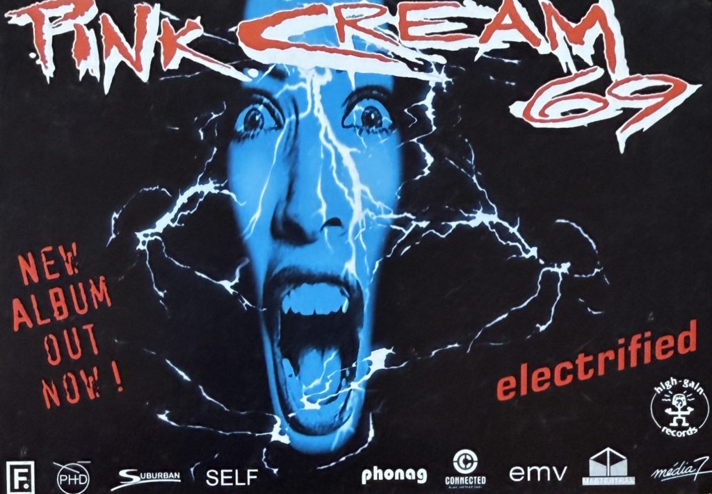 Pink Cream 69 - Electrified - Promo Postkarte - 1998