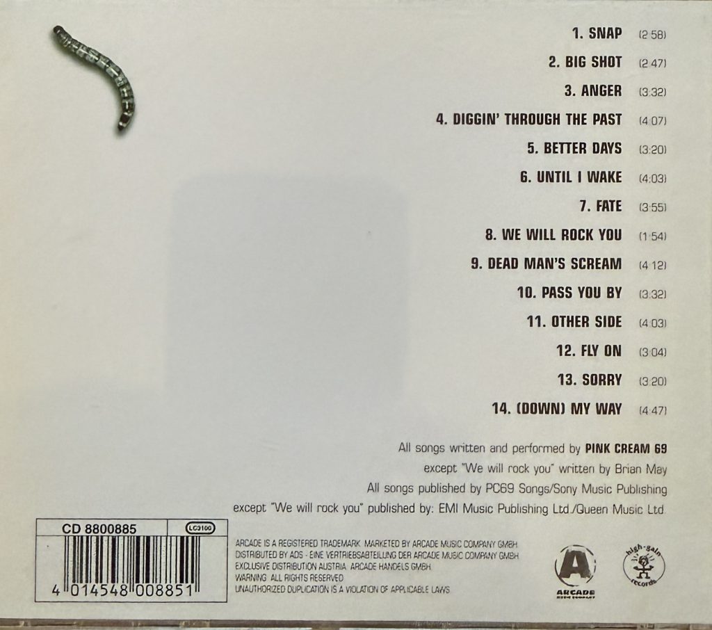 Pink Cream 68 - Food for thought CD