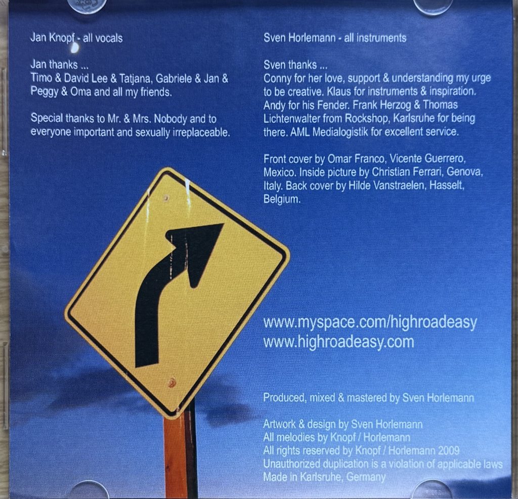 High Road Easy  - Hotter than a thousand suns - CD