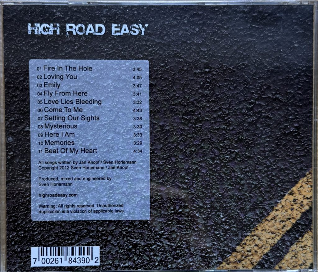 High Road Easy - Drive CD