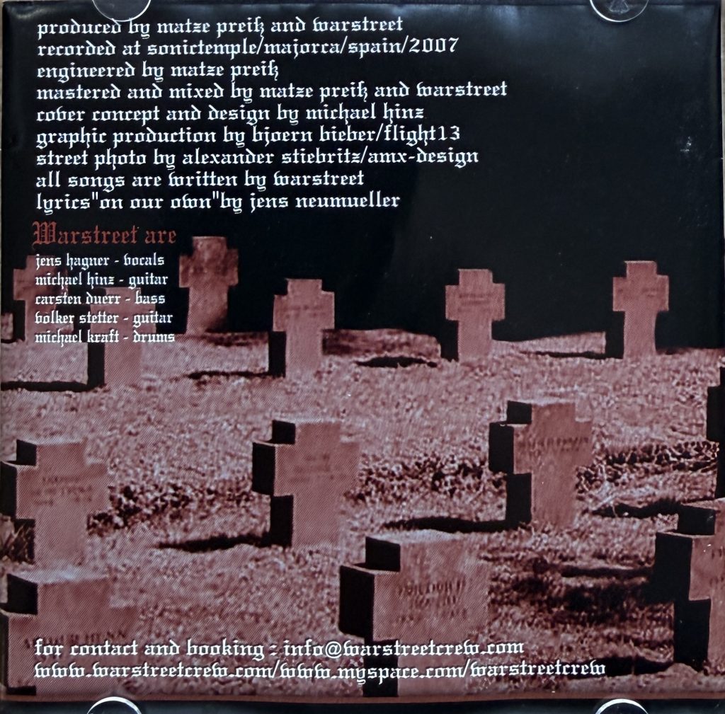 Warstreet - Watch your back -CD