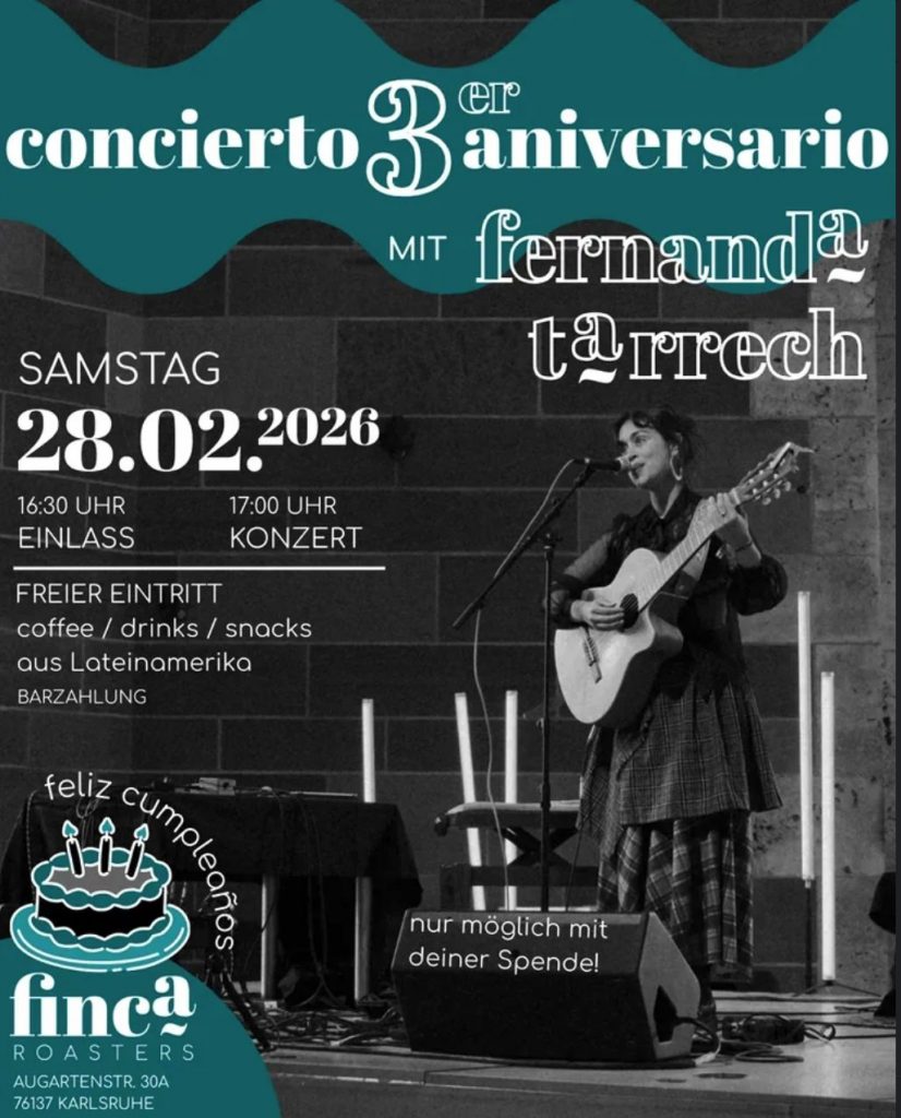 Fernanda Tarrech bei den Finca Roasters am 28.02.2026