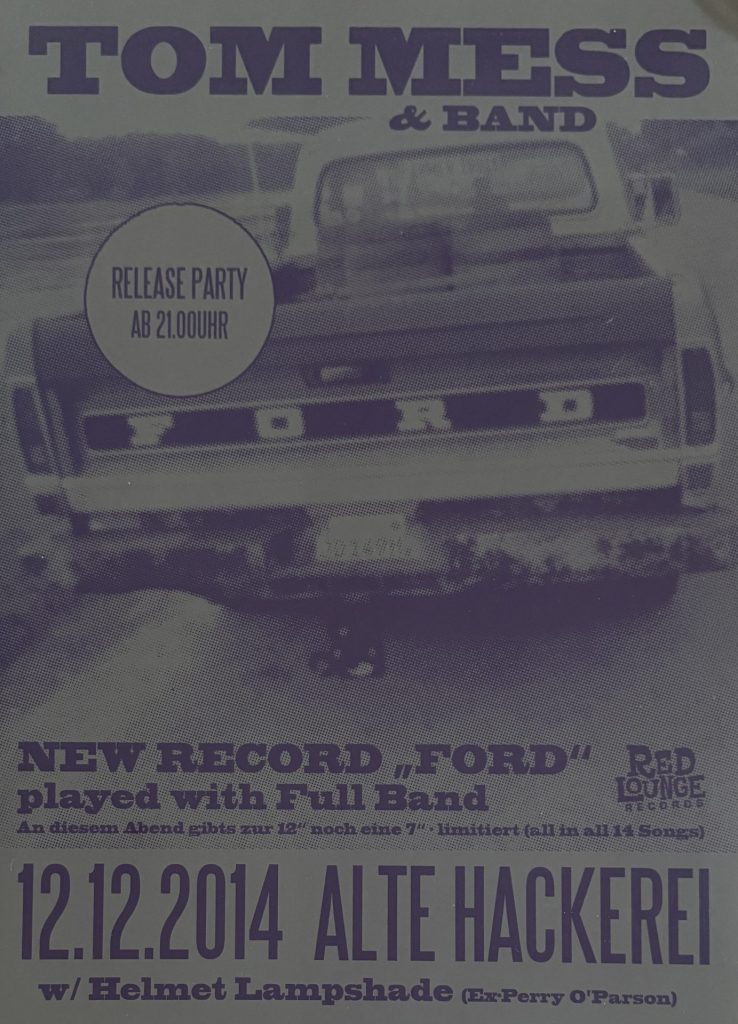 Tom Mess am 12.12.2014 in der alten Hackerei