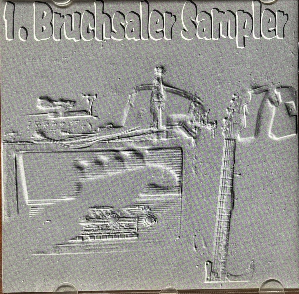 1. Bruchsaler Sampler (innencover) mit Smoked Lizard Lips (Kiss the World, can I believe), Cry Tuff (Sand Songs, Lullaby for Lucy), Nighttrain (Here we are, If you don't like me), Lil' Brother (Dance, ...as the talks continue), Amnesia (Backstreets, The way I am), Invitation (It makes me funny, Suspicious), Foryou (Stand up, Sweet child), Jezebel's Tower (Don't cry, You are always on my mind)