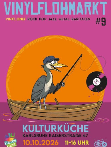 Ankündigung: Der Vinyl-Flohmarkt am 10.10.2026 in der Kulturküche	
