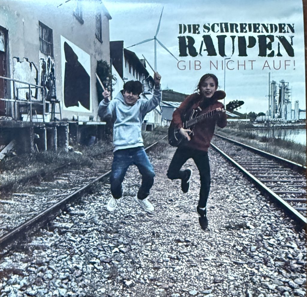 Die Schreienden Raupen - Gib nicht auf - CD  Vorderseite
