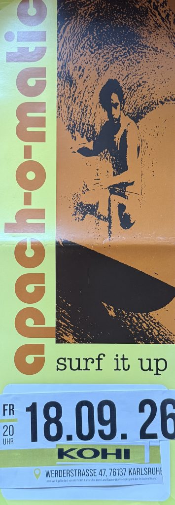 Apach-o-matic - surf it up - KOHI-Plakat 18.09.2026