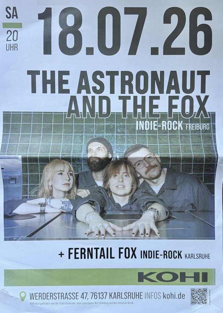 KOHI Plakat - The Astronaut and the fox + Ferntail Fox am 18.07.2026