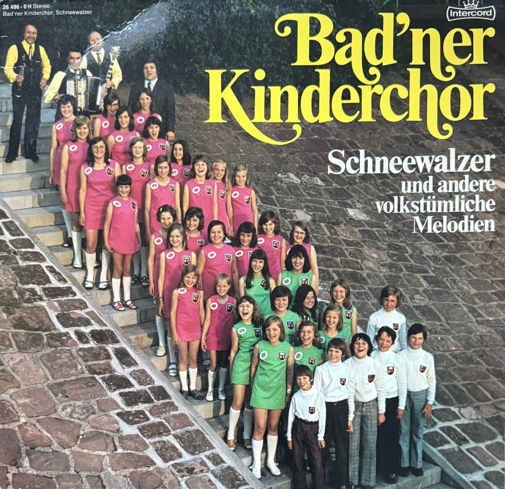 Bad'ner Kinderchor - Schneewalzer und andere volkstümliche Melodien - LP