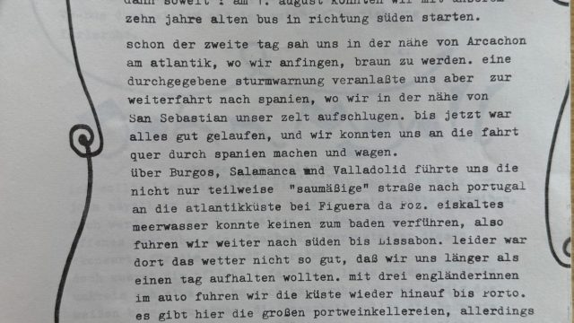 Groovy war eine Zeitschrift des interkonfessionellen Jugendclubs Wr an der Friedenskirche in Karlsruhe Weiherfeld - Sommerfahrt 1971-Teil 2
