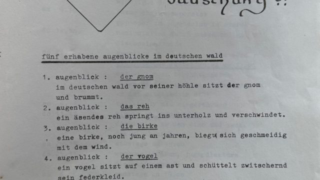 Groovy war eine Zeitschrift des interkonfessionellen Jugendclubs Wr an der Friedenskirche in Karlsruhe Weiherfeld - optische Täuschung